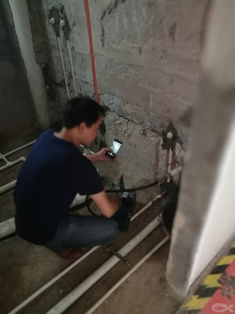 水管打压测试,顺利通过考核! 水管打压测试,顺利通过考核!